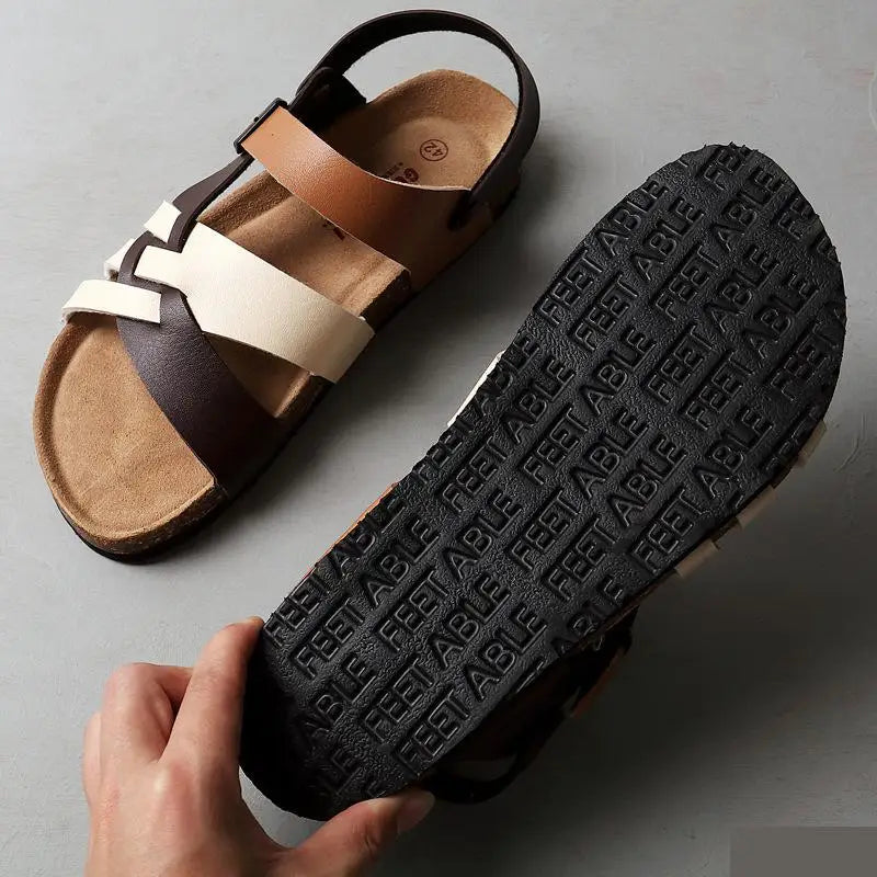 Lisa - Ortopædiske sandaler med læder med høj kvalitet