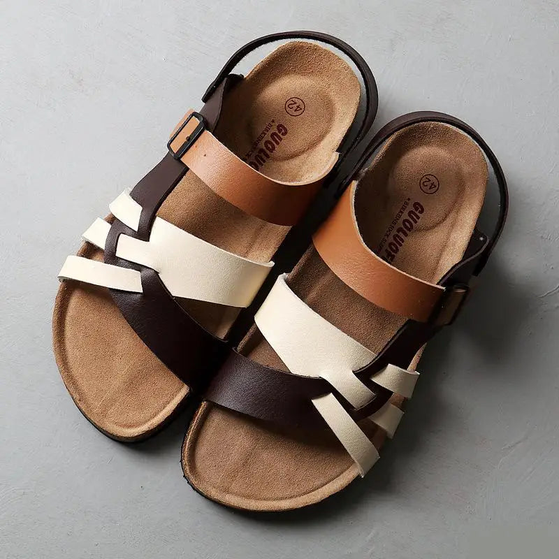 Lisa - Ortopædiske sandaler med læder med høj kvalitet