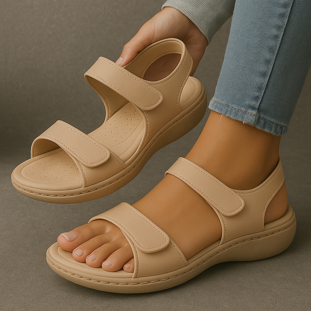 KLARA Sandal – Ortopædisk Design  - Støtte og Komfort til Dine Fødder