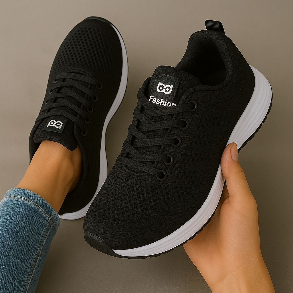 OrthoStep Åndbare Sneakers – Premium Ortopædisk Komfort og Støtte 2026