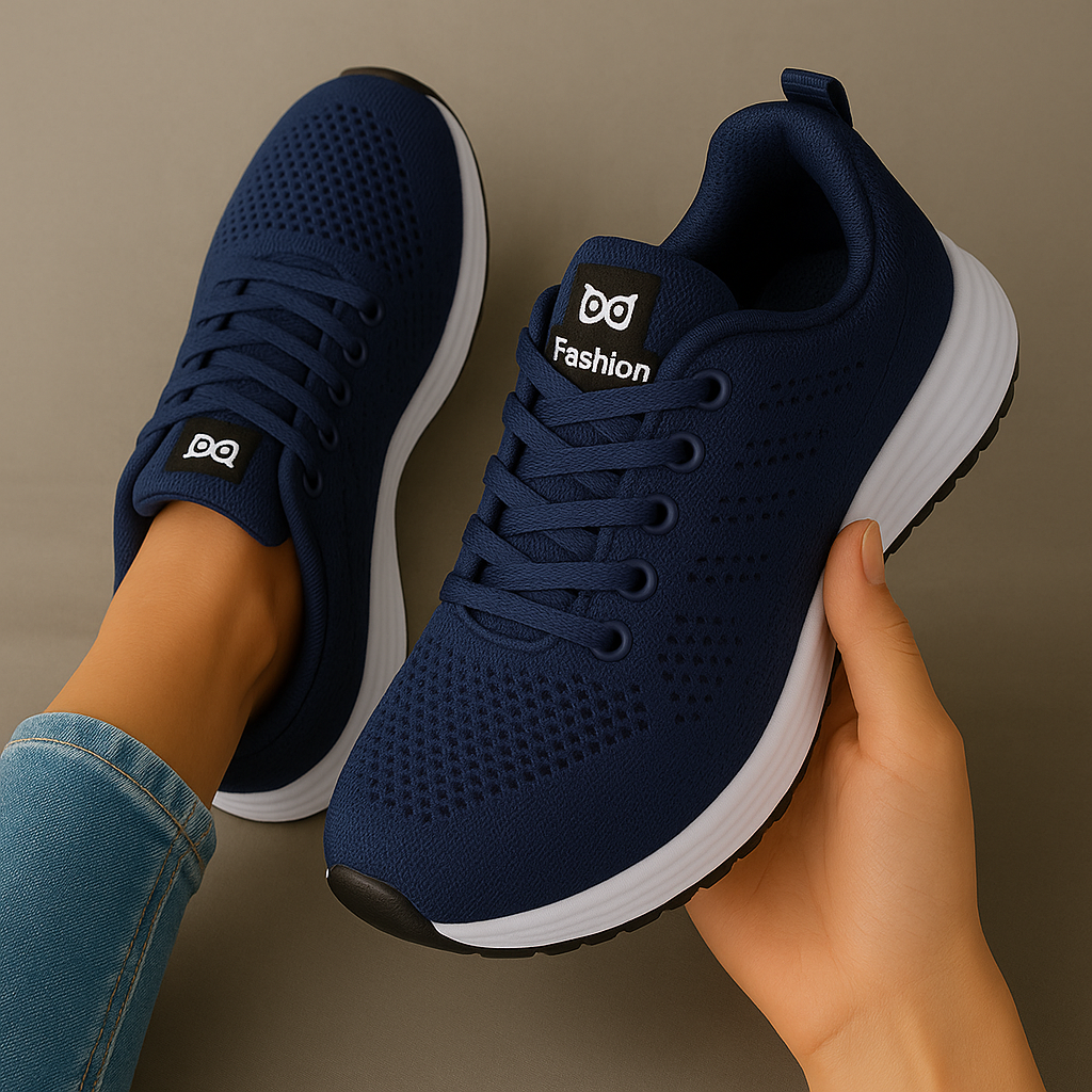 OrthoStep Åndbare Sneakers – Premium Ortopædisk Komfort og Støtte 2026