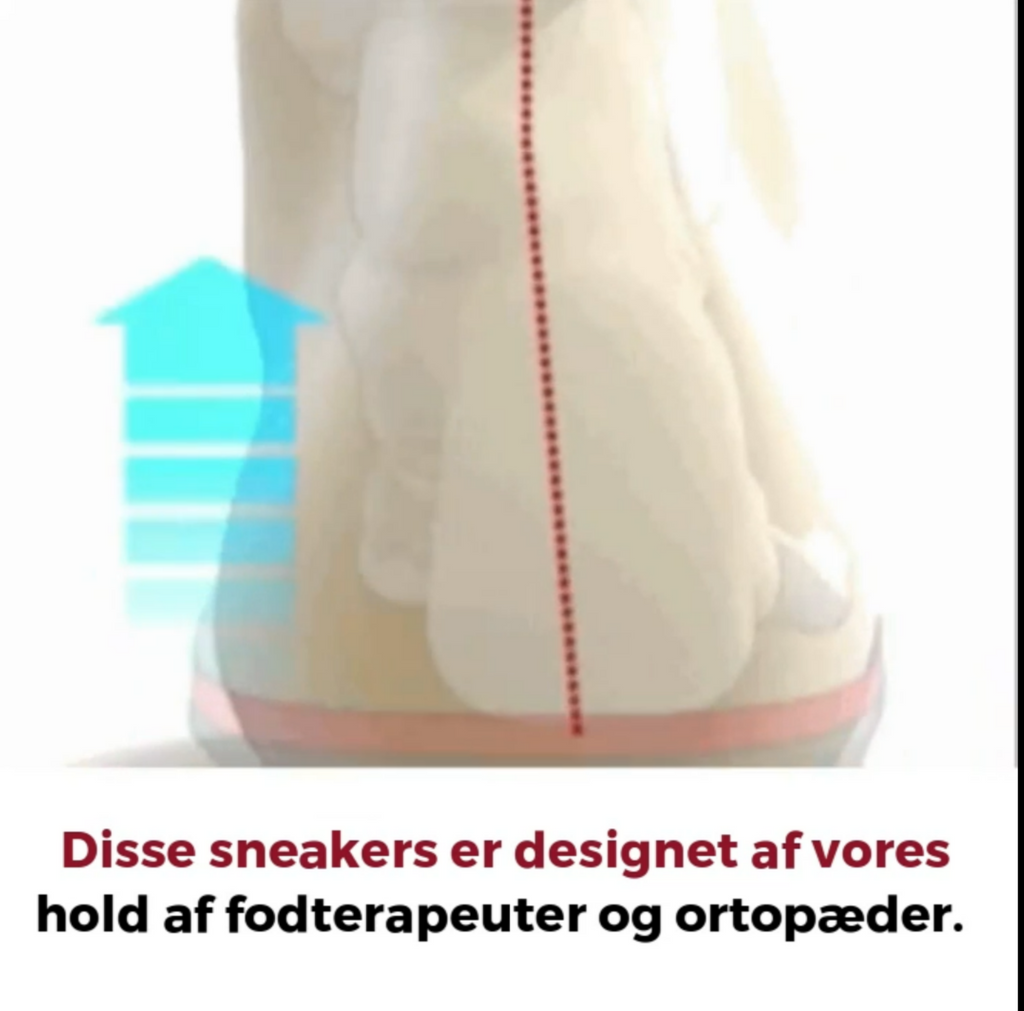 OrthoStep Åndbare Sneakers – Premium Ortopædisk Komfort og Støtte 2026